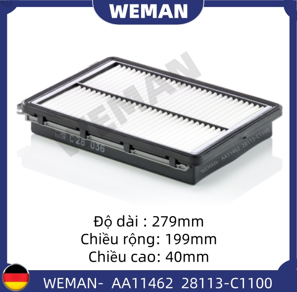 WEMAN Lọc gió AA11462 Optima