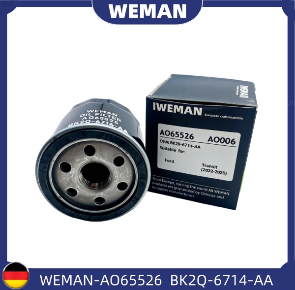 WEMAN Lọc dầu AO65526 Ford TRANSIT OEM BK2Q-6714-AA WEMAN Lọc dầu AO65526 Ford TRANSIT