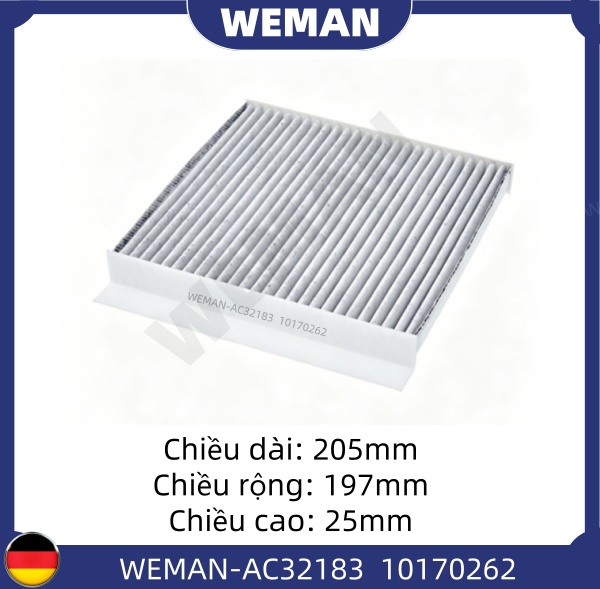 WEMAN Lọc gió điều hòa AC32183