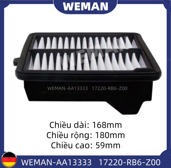 WEMAN Lọc gió AA13333 Honda CITY JAZZ BRiO