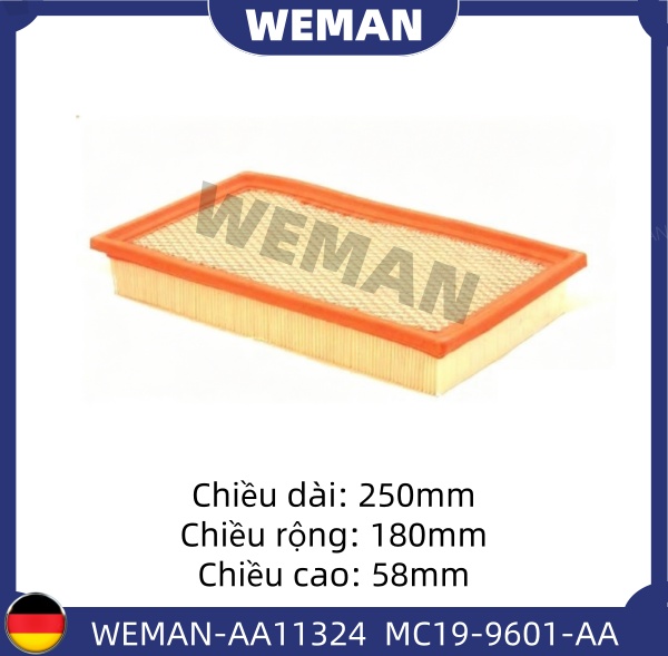 WEMAN Lọc gió AA11324 Ford TRANSIT