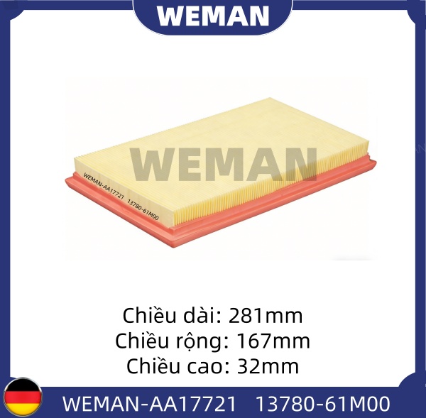 WEMAN Lọc gió AA17721 Suzuki Grand Vitara