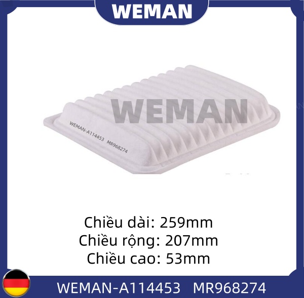 WEMAN Lọc gió A114453 Mitsubishi Outlander