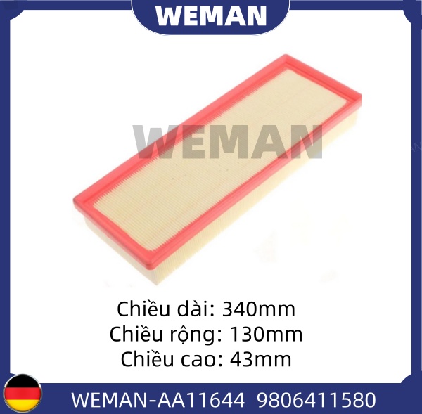 WEMAN Lọc gió AA11644 Peugeot 3008 2008 5008