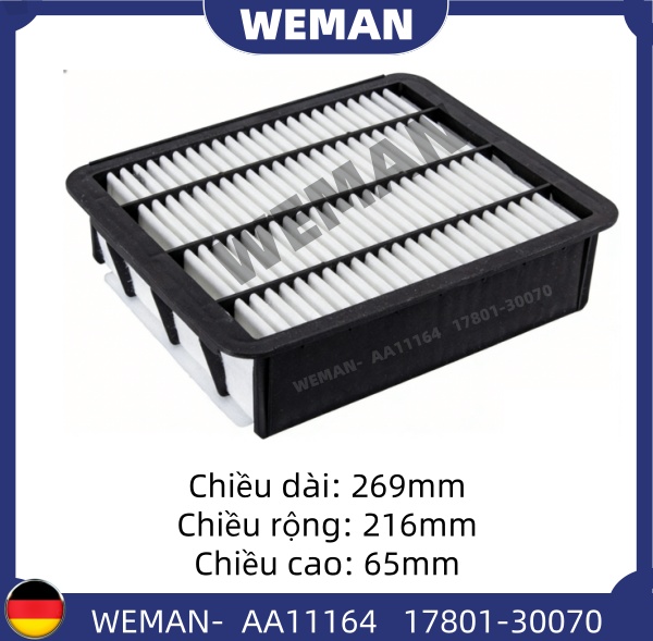 WEMAN Lọc gió AA11164 Toy*ta Hiace