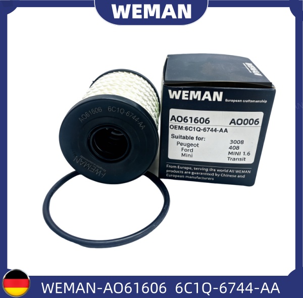 WEMAN Lọc dầu A061606 Peugeot 408 TRANSIT OEM 6C1Q-6744-AA WEMAN Lọc dầu A061606 Peugeot 408 TRANSIT