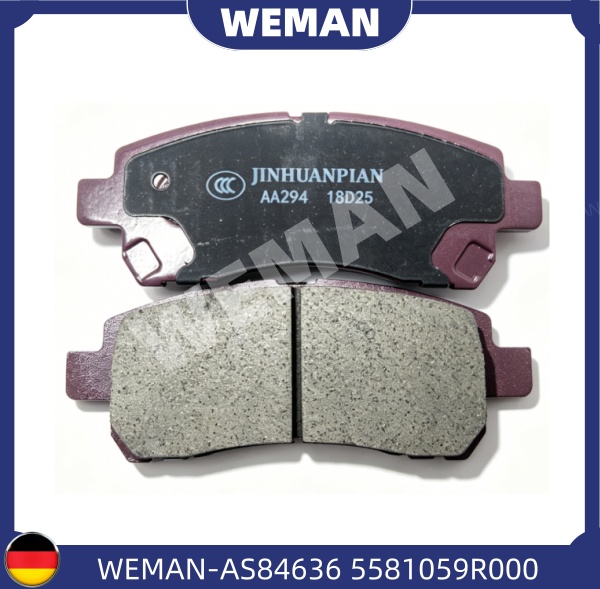 WEMAN Má phanh AS84636 Suz*ki ertiga XL7 OEM 5581059R00 WEMAN Má phanh AS84636 Suz*ki ertiga XL7