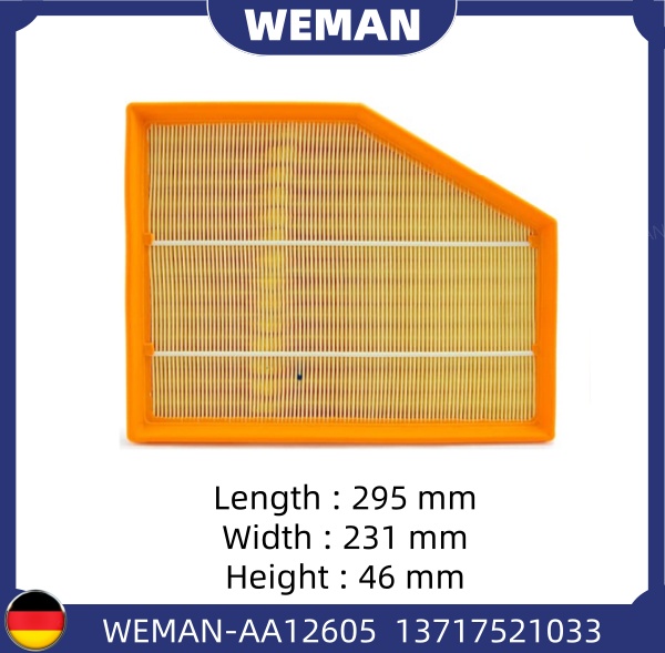 WEMAN Lọc gió AA12605 BM-W 520i (E60) 523i (E60) 525i (E60) 525xi (E60) OEM 13717521033 WEMAN Lọc gió AA12605 BM-W 520i (E60) 523i (E60) 525i (E60) 525xi (E60)