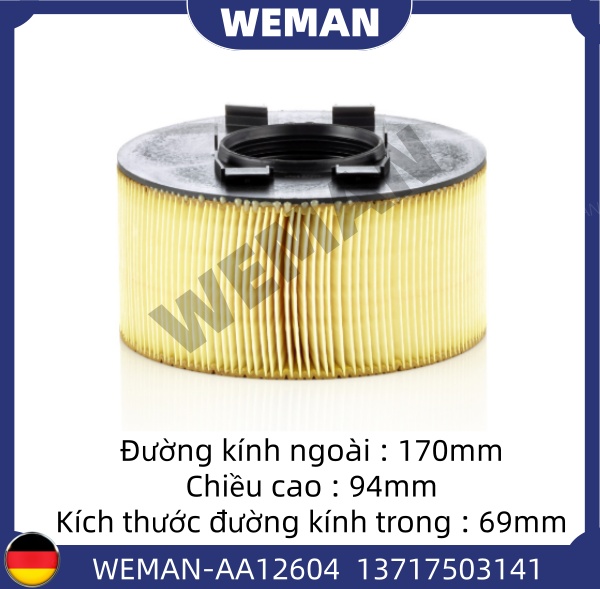 WEMAN Lọc gió AA12604