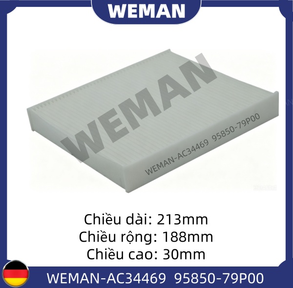 WEMAN Lọc gió điều hòa AC34469 Suzuki Grand Vitara ciaz ertiga