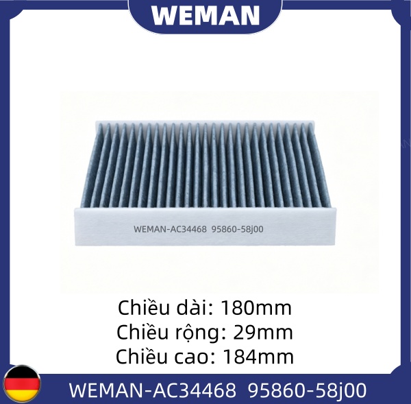 WEMAN Lọc gió điều hòa AC34468 Suzuki APV