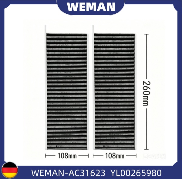 WEMAN Lọc gió điều hòa AC31623 Peugeot 3008 5008