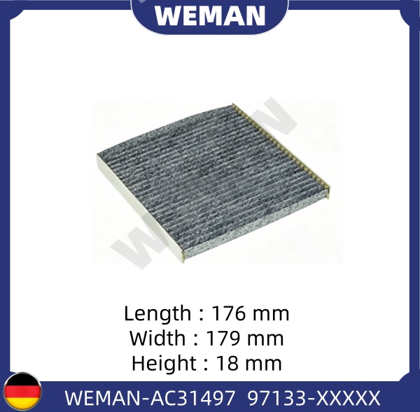 WEMAN Lọc gió điều hòa AC31497T OEM 97133-XXXXX WEMAN Lọc gió điều hòa AC31497T