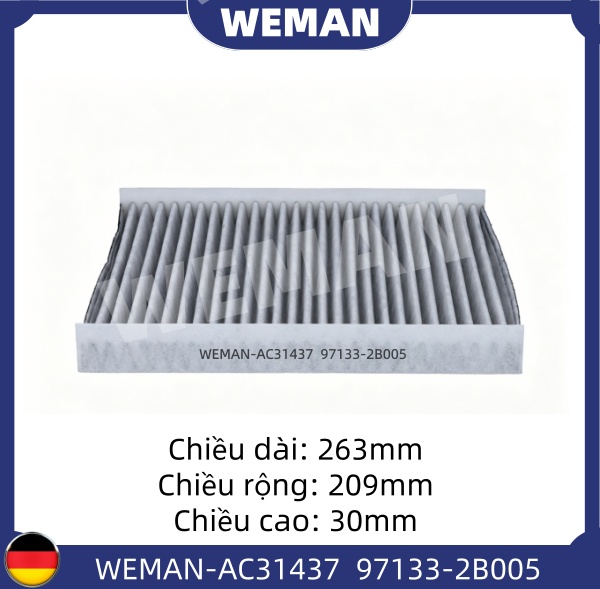 WEMAN Lọc gió điều hòa AC31437T