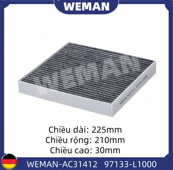 WEMAN Lọc gió điều hòa AC31412