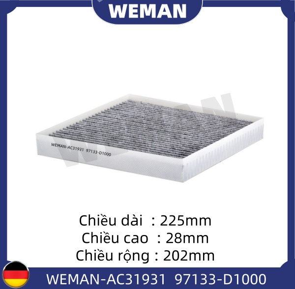 WEMAN Lọc gió điều hòa AC31931T