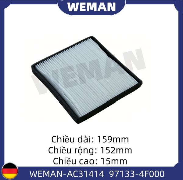 WEMAN Lọc gió điều hòa AC31414