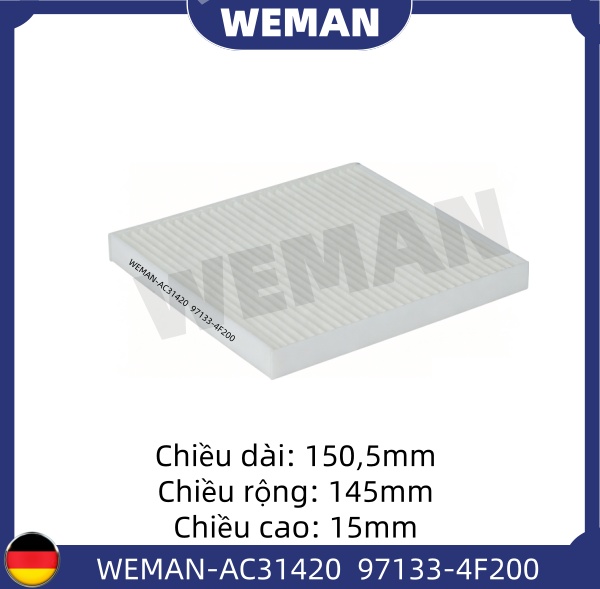 WEMAN Lọc gió điều hòa AC31420