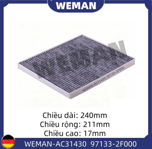 WEMAN Lọc gió điều hòa AC31430