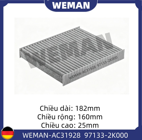 WEMAN Lọc gió điều hòa AC31928
