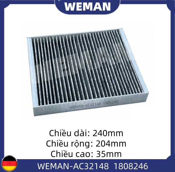 WEMAN Lọc gió điều hòa AC32148 VF Fadil