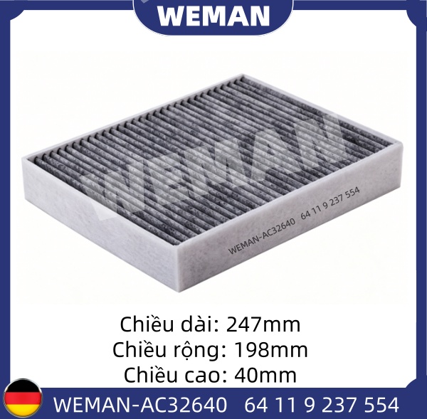 WEMAN Lọc gió điều hòa AC32640