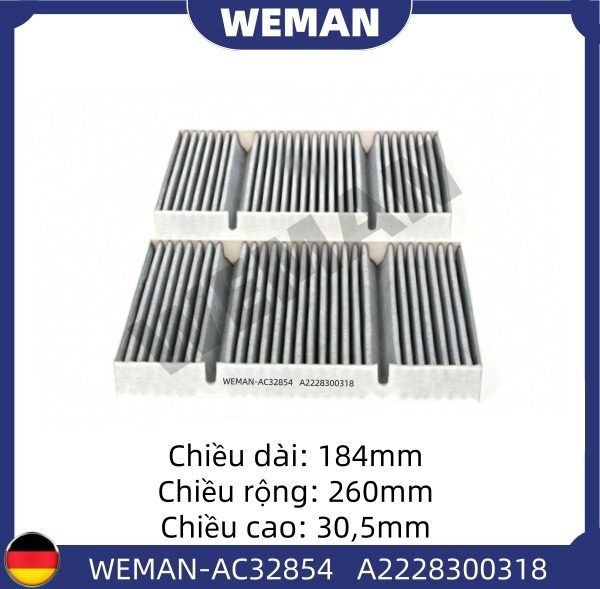 WEMAN Lọc gió điều hòa AC32854