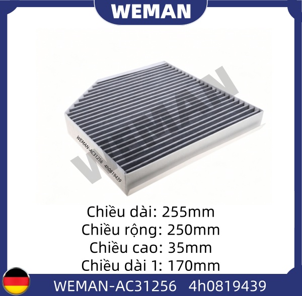 WEMAN Lọc gió điều hòa AC31256