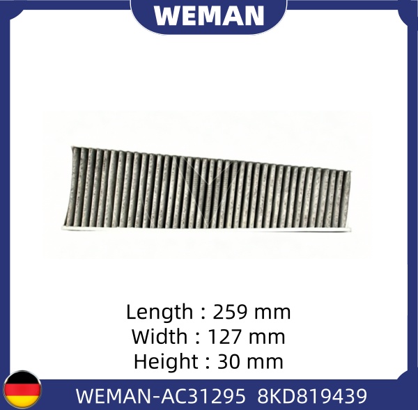 WEMAN Lọc gió điều hòa AC31295T OEM 8KD819439 WEMAN Lọc gió điều hòa AC31295T