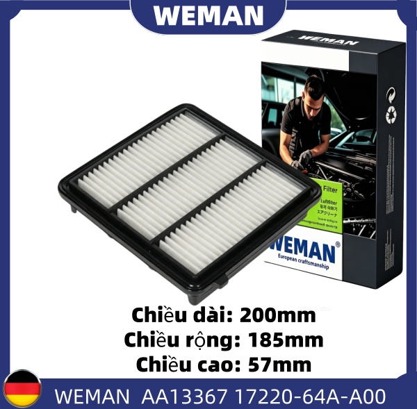 WEMAN Lọc gió AA13367 OEM 17220-64A-A00 WEMAN Lọc gió AA13367