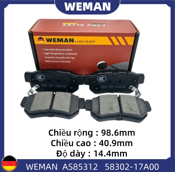 WEMAN Má phanh AS85312
