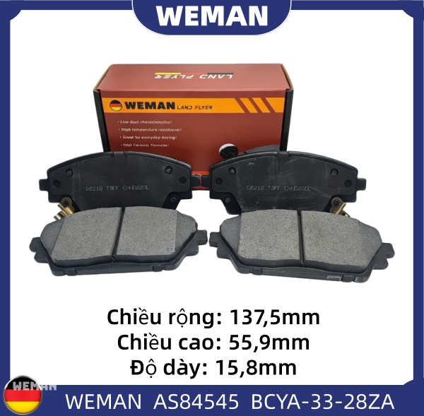 WEMAN Má phanh AS84545 Ma*da Mazda 3 Mazda CX-30