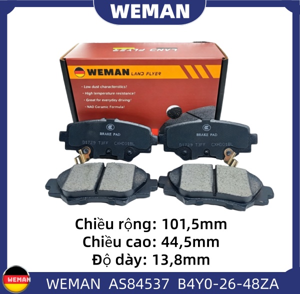 WEMAN Má phanh AS84537 Ma*da Mazda 3 CX-30