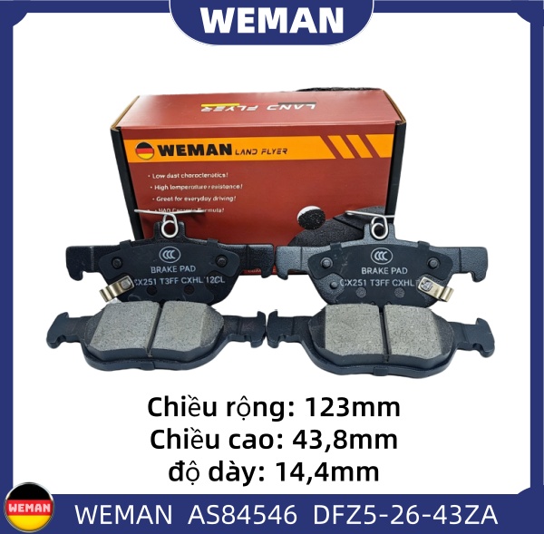 WEMAN Má phanh AS84546 Ma*da 3