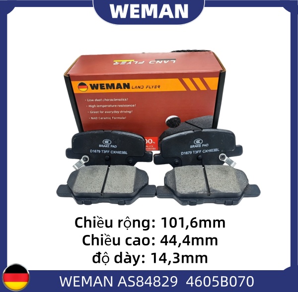 WEMAN Má phanh AS84829 Ma*da 6 Outlander