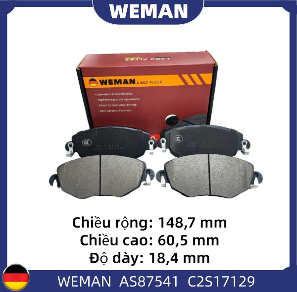 WEMAN Má phanh AS87541 For-d MONDEO