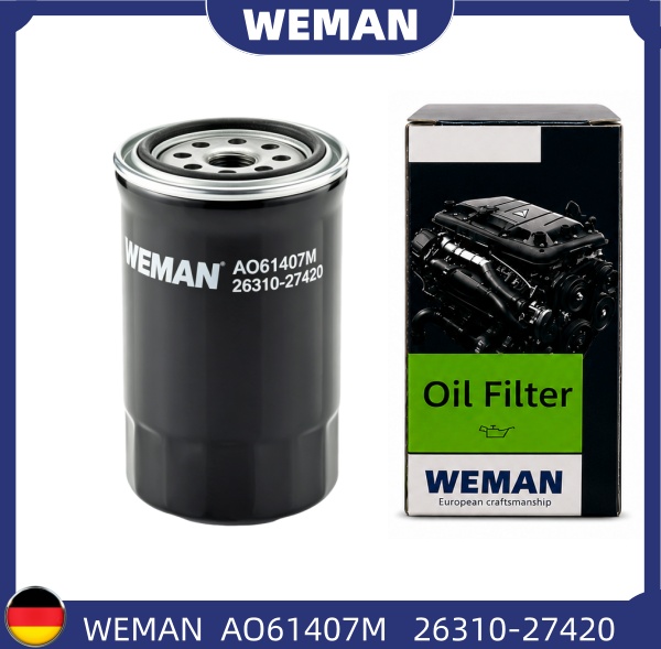 WEMAN Lọc dầu A061407 HYU*DAI/KI-A Santafe OEM 26310-27420 WEMAN Lọc dầu A061407 HYU*DAI/KI-A Santafe